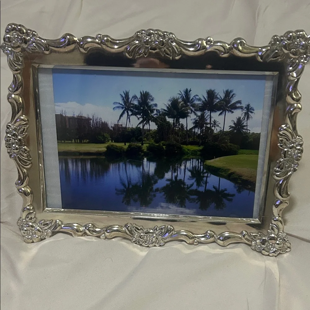 Elegant Silver Ornate Photo Frame - Picture 2 of 8